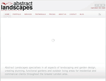 Tablet Screenshot of abstractlandscapes.co.uk